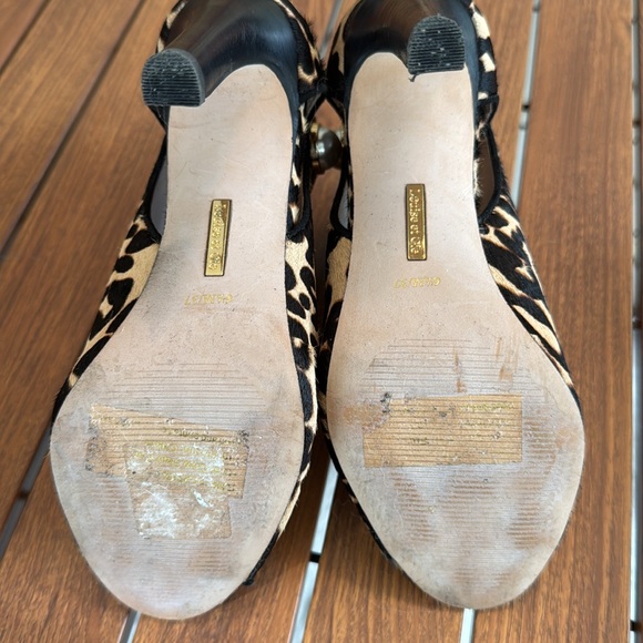 Louise et Cie Cow Hair & Leather Animal Print Shooties - Size 6.5 - Picture 5 of 7